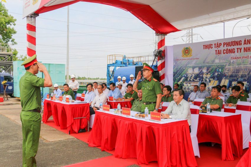 Công ty tổ chức sự kiện Phú Mỹ khẳng định năng lực qua buổi diễn tập PCCC quy mô lớn