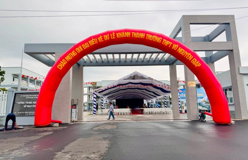 Phú Mỹ Media Tham Gia Tổ Chức Lễ Khánh Thành Trường THPT Võ Nguyên Giáp
